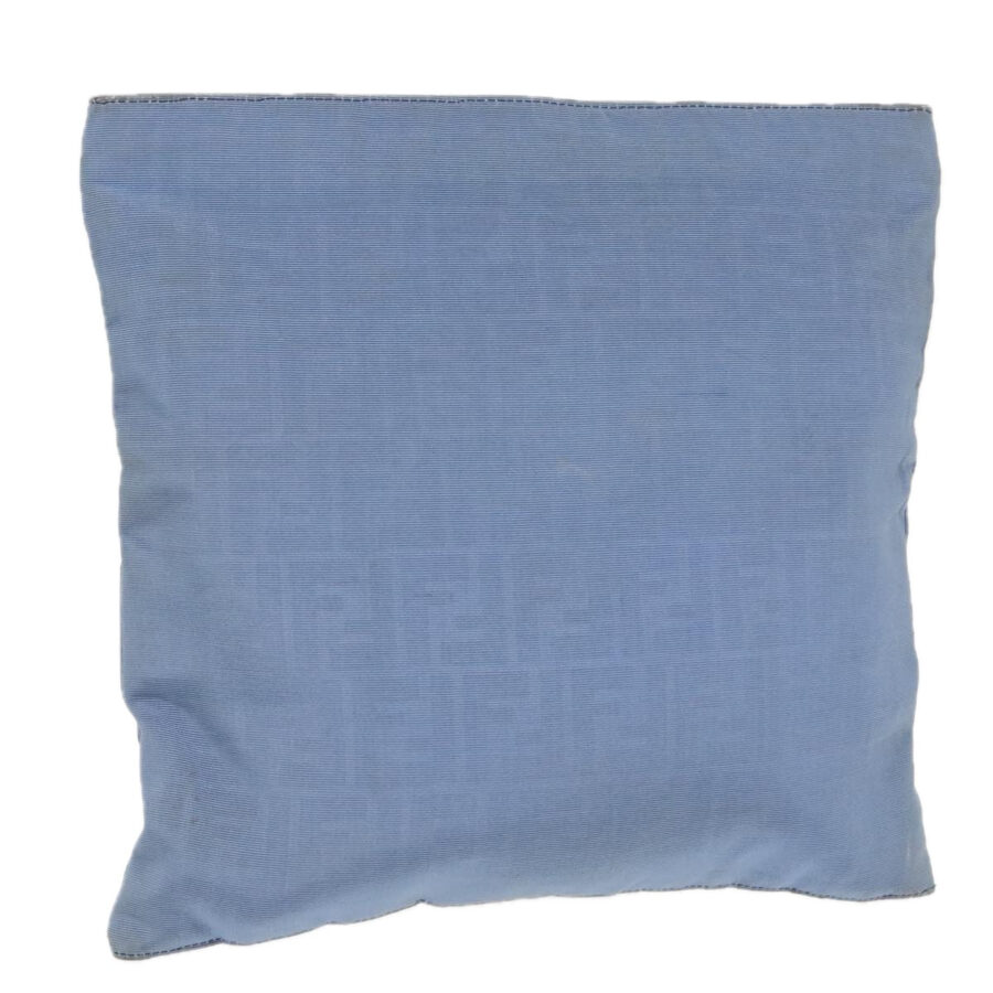 Fendi Ff Blue Canvas Clutch Bag () | Studio Nafay