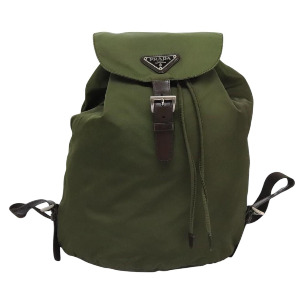 Re-nylon Synthetic Backpack With Slight Wear From Italy