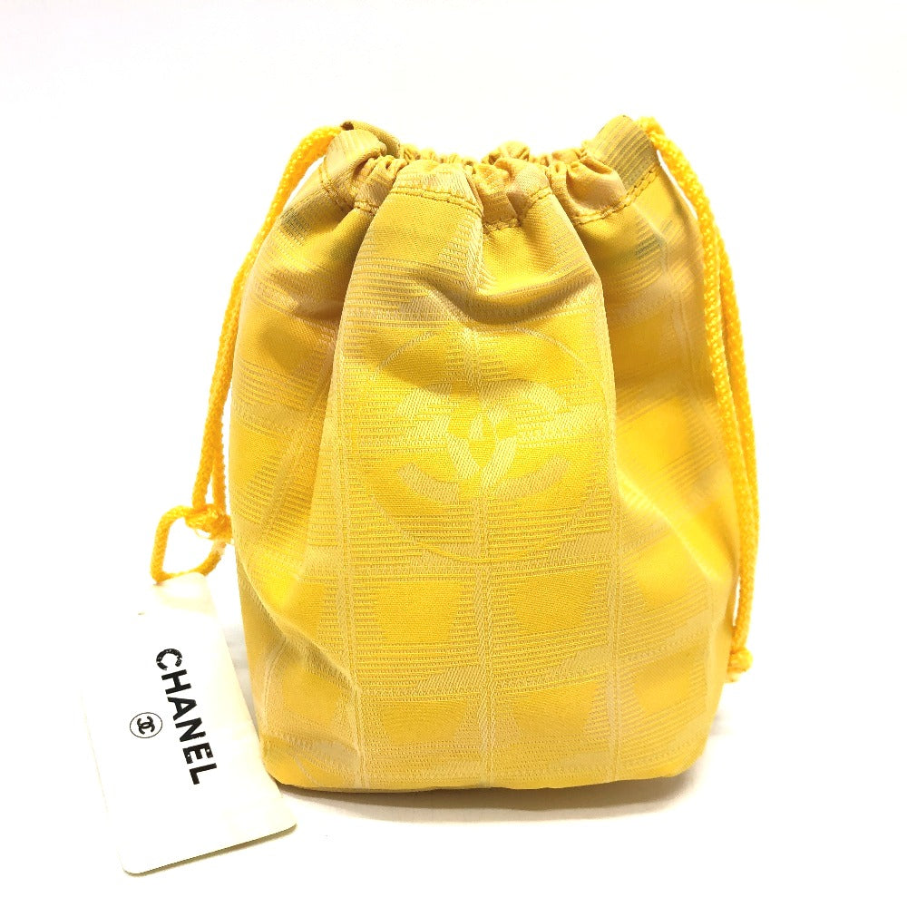 Chanel Clutch yellow bag – front view