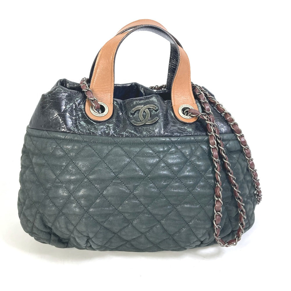 Chanel 30 Leather Black Shoulder Bag 7