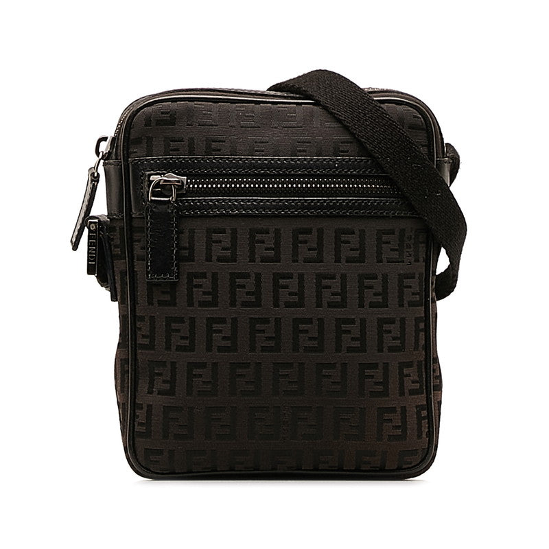 FENDI Crossbody Bag in Leather Black Ladies | Studio Nafay