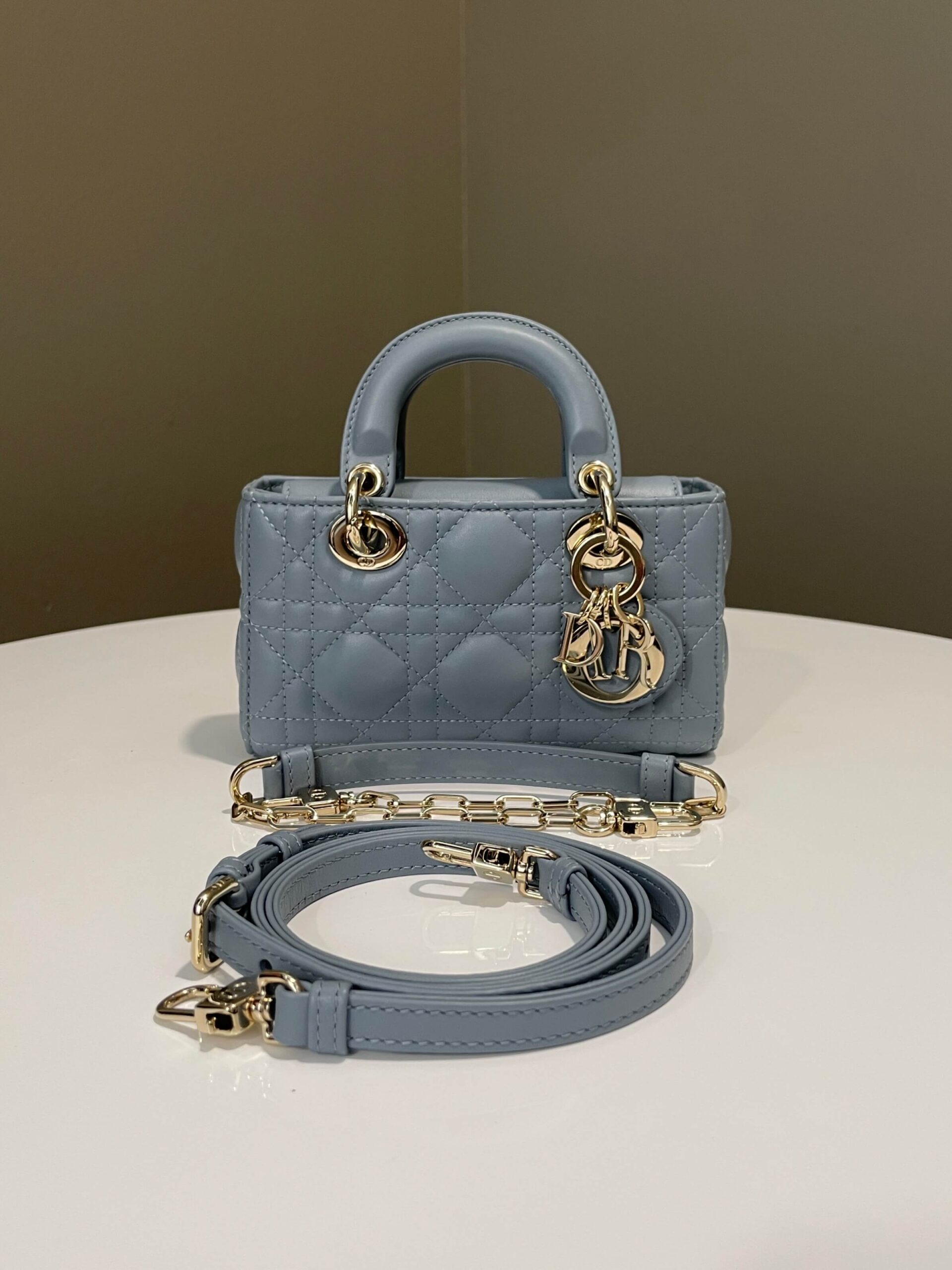 Dior Micro Lady D-joy Bag Cloud Blue