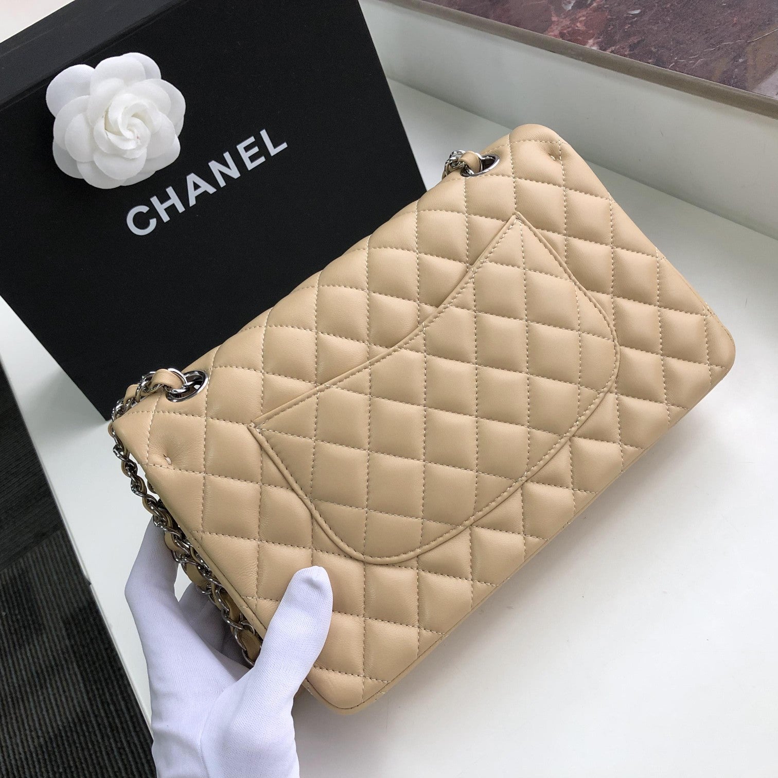 Chanel handbag – front view
