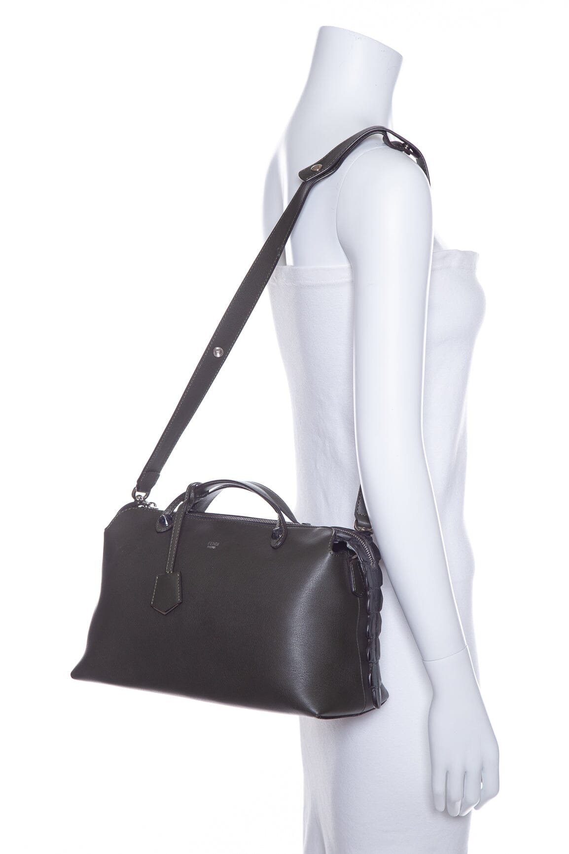 Fendi Green Leather By The Way Handbag - Product Image 2