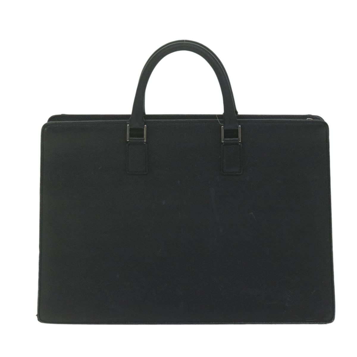BURBERRY Briefcase Leather Black Auth ep2580 - Product Image 2