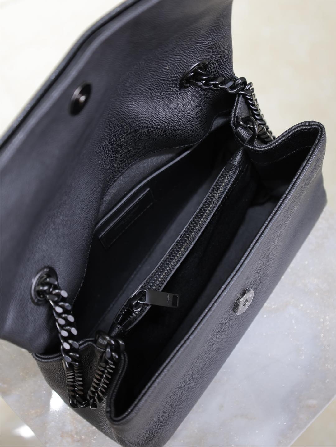 WEST Hollywood Small BAG 24 IN Black Calfskin Black Hardware