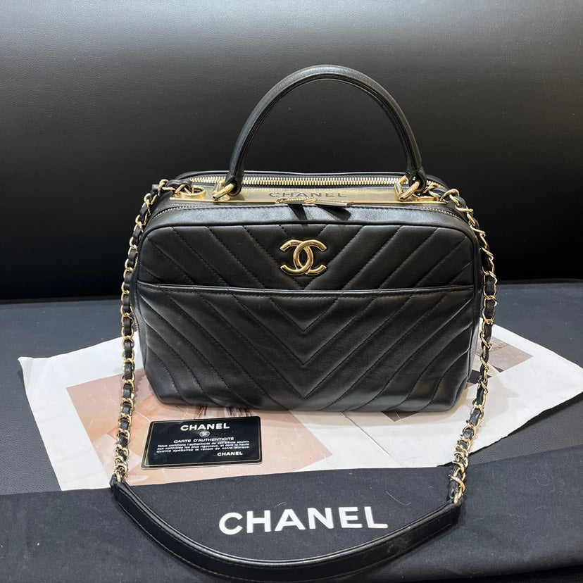 Chanel Trendy CC Black Camera Bag Xxcm