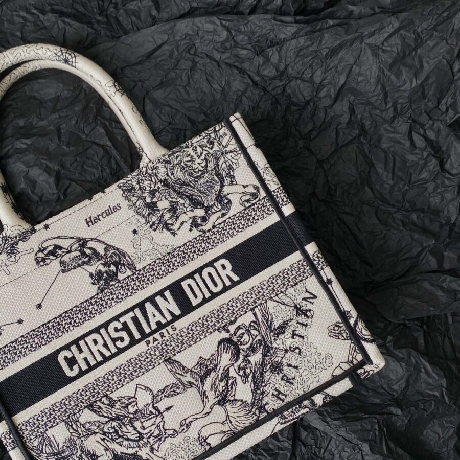 Dior Book Tote white bag – front view